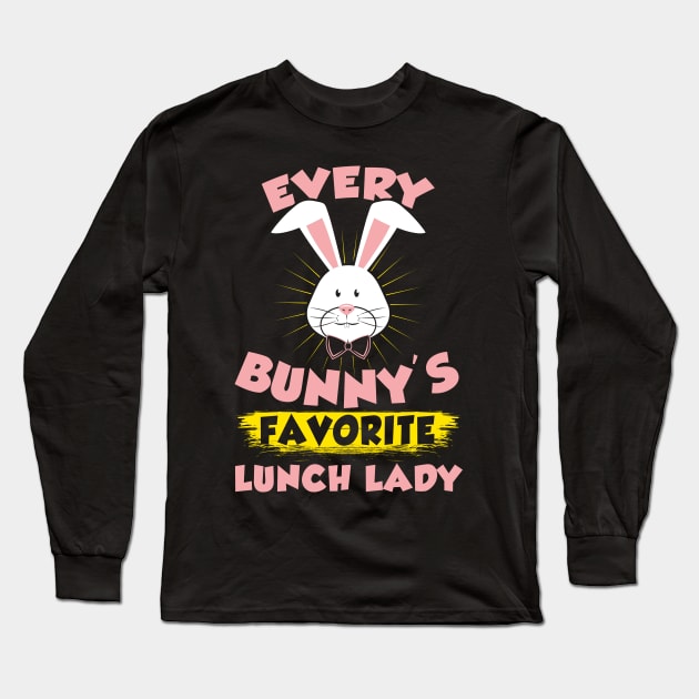 Lunch Lady T Shirts I Egg hunting Rabbit Bunny Long Sleeve T-Shirt by biNutz